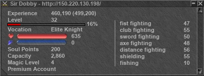 Signature for player Sir Dobby